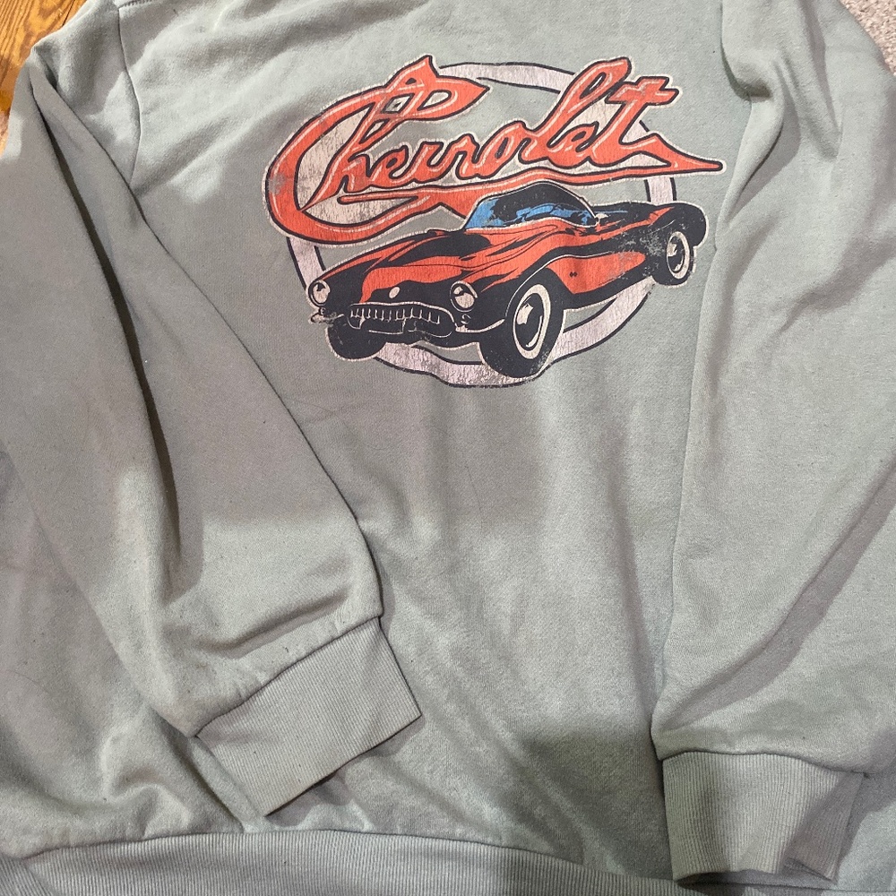Teal Chevy sweatshirt